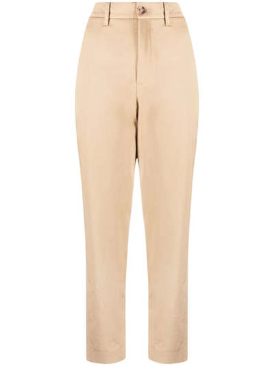 Woolrich Straight-leg Tailored Trousers In Oil