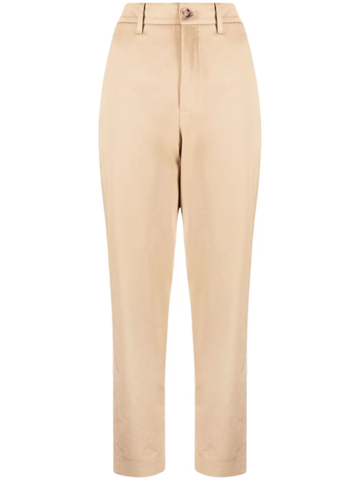 Woolrich Straight-leg Tailored Trousers In Nude