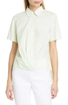 Rag & Bone Kristine High/low Top In Pale Mint