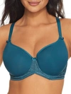 Panache Cari T-shirt Bra In Blue Jade