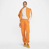 Nike Women's Sportswear Essential Fleece Jogger Pants In Light Curry/white