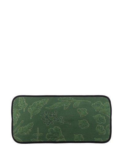 Byborre Trees Logo-patch Cushion In Green