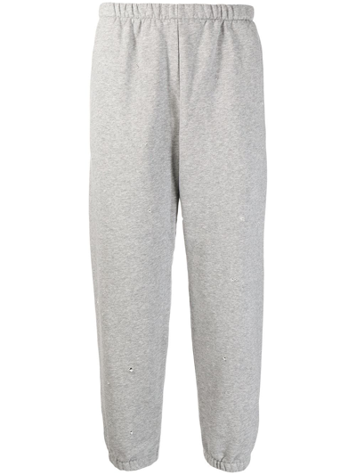 Duoltd Graphic-print Cotton-blend Track Trousers In Grey