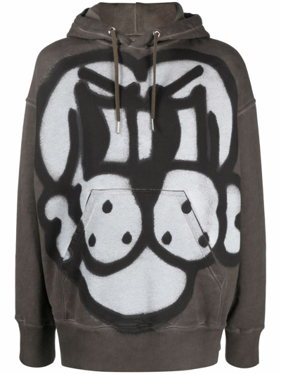 Givenchy X Chito Dog Spray-effect Hoodie In Green ModeSens