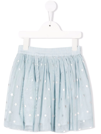 Stella Mccartney Kids' Star-print Tutu Skirt In Blue