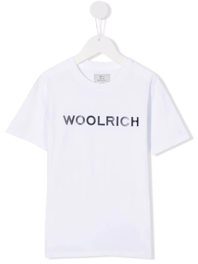 Woolrich Teen Logo-print T-shirt In White
