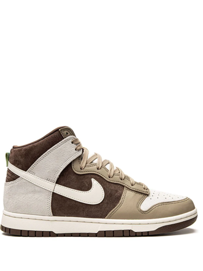 Nike Dunk High "light Chocolate" Sneakers In Brown