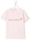 MONCLER BORN TO PROTECT SHORT-SLEEVE T-SHIRT