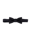 Paolo Pecora Satin Bow Tie In Blue