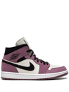 JORDAN AIR JORDAN 1 MID SE "BERRY PINK" SNEAKERS