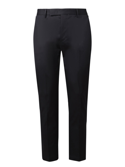 Pt01 Pt Torino Tailored Stretch-cotton Trousers In Blue