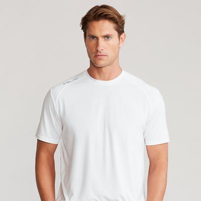 Ralph Lauren Classic Fit Performance Jersey T-shirt In Pure White