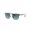 RAY BAN RB3698M SCUDERIA FERRARI COLLECTION SONNENBRILLEN ROT FASSUNG GRAU GLAS 53-20