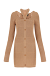 Andrea Adamo Racerback Knitted Midi Dress