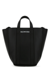 Balenciaga Black Leather Everyday Xs Handbag In Black