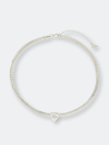 Sterling Forever Catherine Choker In Grey