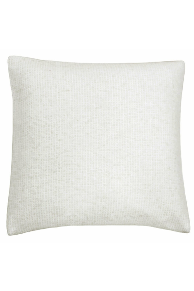 Riva Home Keswick Mohair Effect Throw Pillow Cover In White