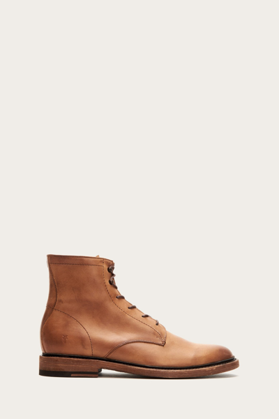 The Frye Company James Lace Up In Tan