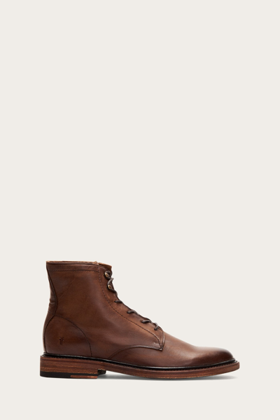 The Frye Company James Lace Up In Dark Brown