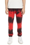 Icecream Tie-dye Running Dog Joggers In Tomato