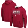 COLOSSEUM COLOSSEUM CRIMSON ALABAMA CRIMSON TIDE SLASH STACK 2.0 PULLOVER HOODIE