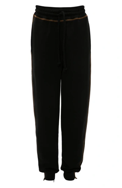 Jw Anderson Tapered Track Pants In Black