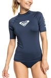 ROXY WHOLE HEARTED SHORT SLEVE RASHGUARD