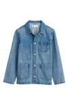 Alex Mill Britt Denim Chore Jacket In Vintage Wash