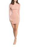 Dress The Population Lola Minidress In Blush