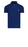 Polo Ralph Lauren Classic Fit Soft Cotton Polo Shirt In Derby Blue Heather