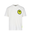 Barrow T-shirt Jersey Unisex White Cotton T-shirt With Flower Print