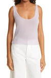 VINCE CASHMERE SCOOP NECK TANK