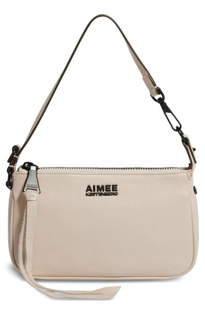 Aimee Kestenberg Fiery Pouchette Leather Shoulder Bag In Sandy