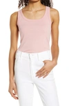 Caslon Cotton Tank In Pink Bride