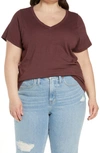 MADEWELL WHISPER COTTON V-NECK T-SHIRT