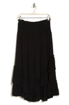 Boho Me Convertible Maxi Skirt/dress In Black