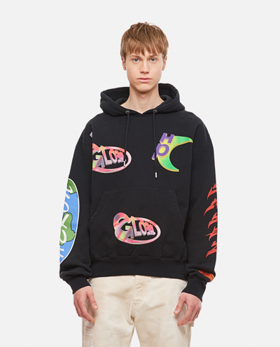 Heron Preston Global Logo Collage Sweatshirt In Black/blue