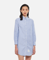 THOM BROWNE THOM BROWNE THIGH LENGHT OXFORD COTTON SHIRTDRESS,0003243200539590051