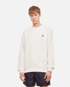 Moncler Logo Patch Sweatshirt In White