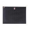Thom Browne Pebbled-leather Pouch In Black