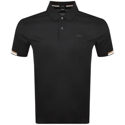 Hugo Boss Boss Parlay 147 Short Sleeved Polo T Shirt Black