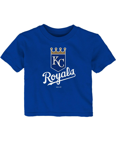 Outerstuff Babies' Toddler Boys And Girls Royal Kansas City Royals Primary Team Logo T-shirt