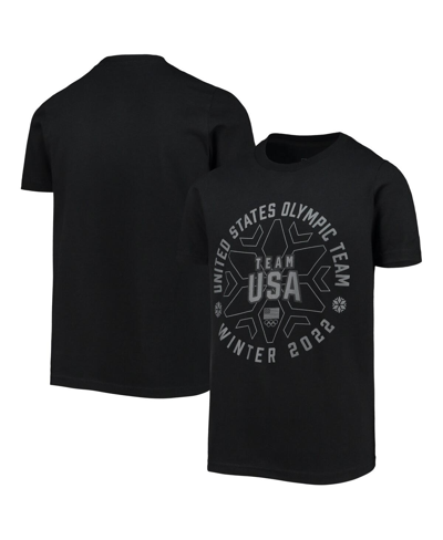 Outerstuff Kids' Boys Youth Black Team Usa Each Athlete Is Unique T-shirt
