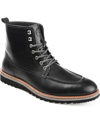 Thomas & Vine Thomas And Vine Mitchell Leather Moc Toe Ankle Boot In Black