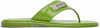 By Far Zizi Glossed-leather Sandals In Ps Pistachio