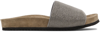 Brunello Cucinelli Bead-embellished Suede Slides In Silver