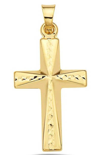 Best Silver 14k Yellow Gold Cross Pendant Necklace