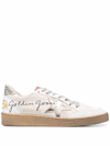 GOLDEN GOOSE GOLDEN GOOSE WOMEN'S WHITE LEATHER SNEAKERS,GWF00117F00247181500 41