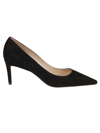 Stuart Weitzman Logo High Heels In Black