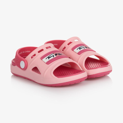 Tommy Hilfiger Babies' Girls Rubber Logo Sandals